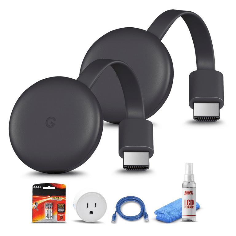  Google Chromecast - Streaming Device with HDMI Cable