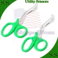 thumbnail image 1 of 2 Green Utility Scissors 7.25" Ems Emt Shears, 1 of 2