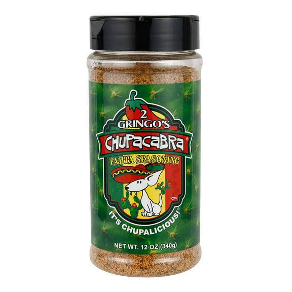 2 Gringo's Chupacabra Fajita Seasoning Rub Sweet And Tangy Flavor 12 Oz Bottle C52
