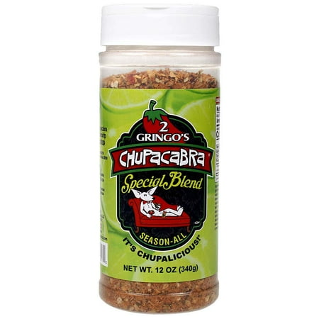 2 Gringos Chupacabra Special Blend 12 Oz Rub and All Purpose Seasoning Single Bottle