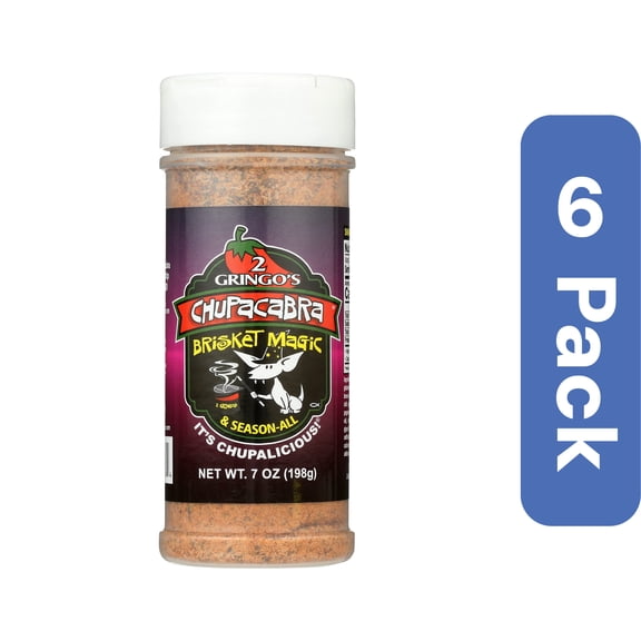 2 Gringos Chupacabra Brisket Magic Seasoning 7 oz (Pack Of 6)