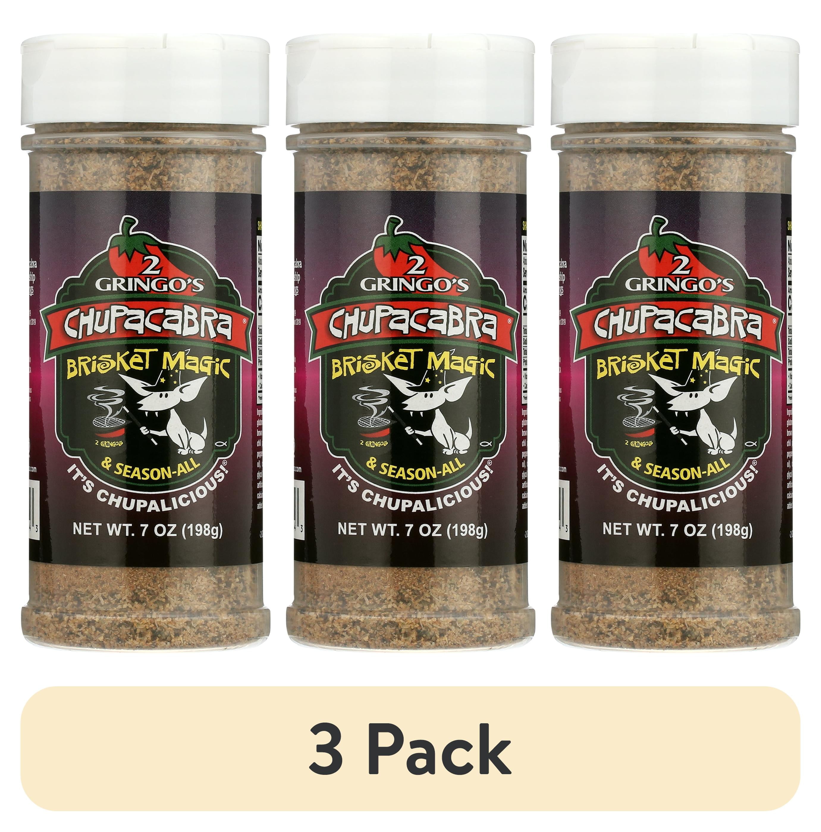 (3 pack) 2 Gringos Chupacabra Brisket Magic Seasoning, 7oz