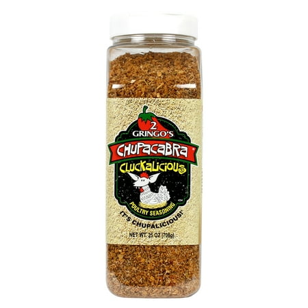 2 Gringos Chupacabra Cluckalicious Poultry Blend BBQ Dry Rub Seasoning 25 Oz