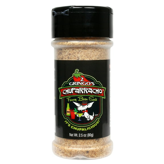 2 Gringos Chupacabra Fancy Beer Salt Chuparracho 2.5 Oz Bottle 00720-2Gringos