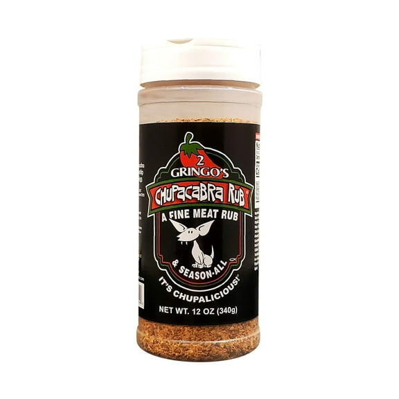 2 Gringos Chupacabra Original Rub 12 Oz All Purpose Seasoning Single Bottle