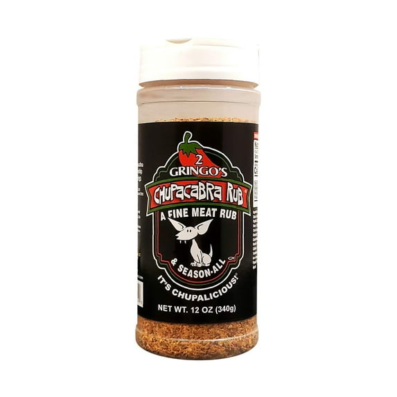 2 Gringos Chupacabra Original Rub 12 Oz All Purpose Seasoning Single Bottle