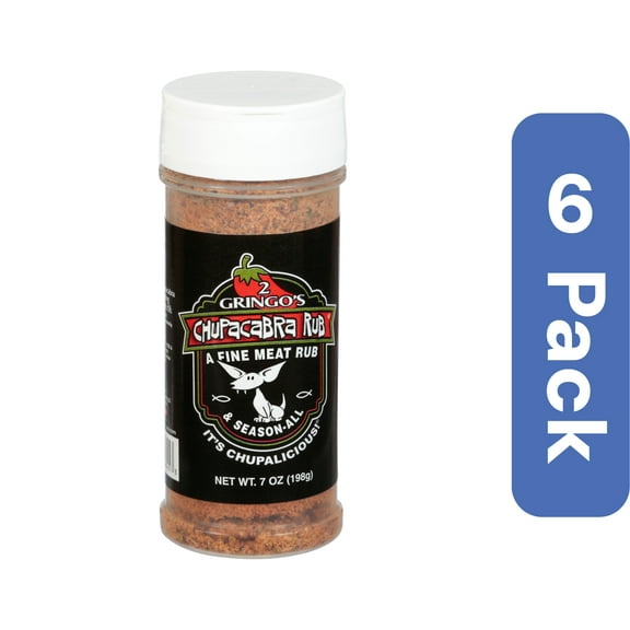 2 Gringos Chupacabra Original Rub Seasoning 7 oz (Pack Of 6)