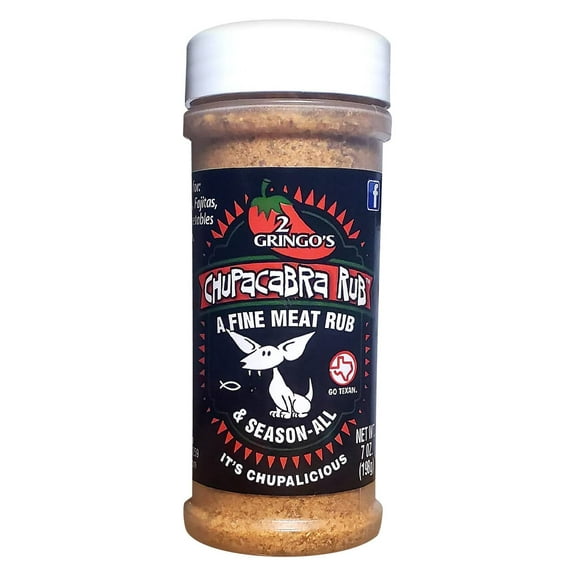 2 Gringos Chupacabra Seasoning Original Rub (6 Pack) 7 oz
