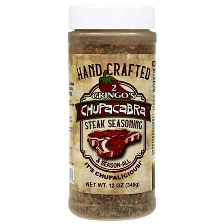 2 Gringos Chupacabra Steak Seasoning12 Oz Rub and All PurposeSingle