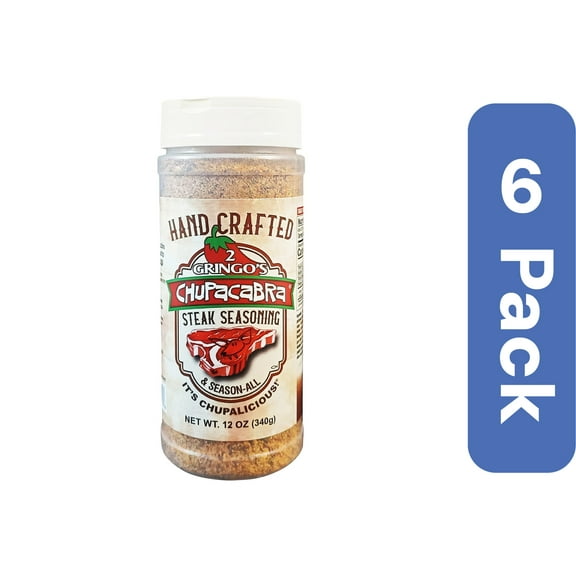 2 Gringos Chupacabra Steak Seasoning 12 oz (Pack of 6)