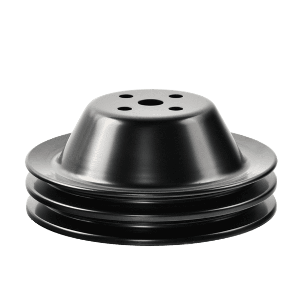 2 Groove Steel Short Water Pump Pulley for Small Block Chevy SBC 327 350