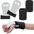 thumbnail image 1 of 2 Gymnastics Grips Wristbands Sets for Girls Youth Kids, Gymnastic Hand Grips Gymnastic Bar Palm Protection and Wrist Support Sports Accessories for Kids Workout and Exercise, 1 of 15
