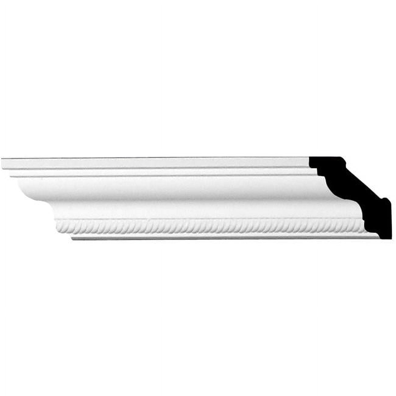 Primed White Urethane Leandros Crown Moulding 94.5"