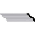 thumbnail image 1 of 2"H x 2"P x 2 3/4"F x 94 1/2"L Marseille Traditional Crown Moulding, 1 of 11