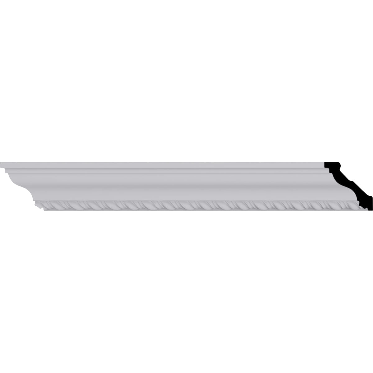 Primed White Urethane Crown Moulding 94.5"