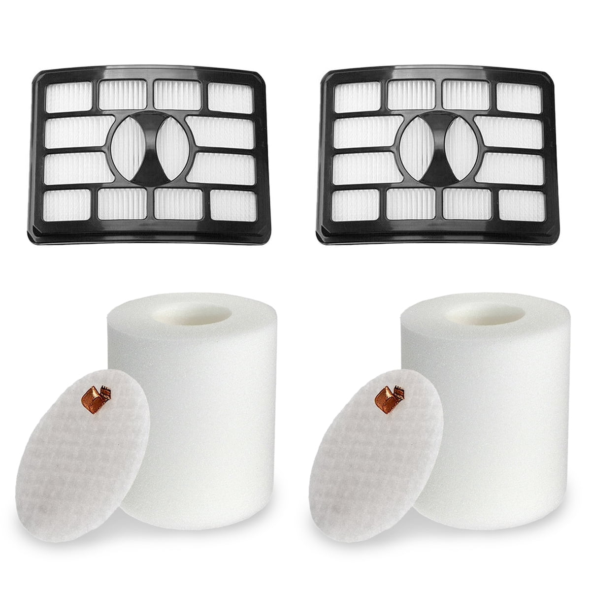 (2 HEPA + 2 Foam & Felt Filters) Hepa Foam Filter For Shark Rotator Pro