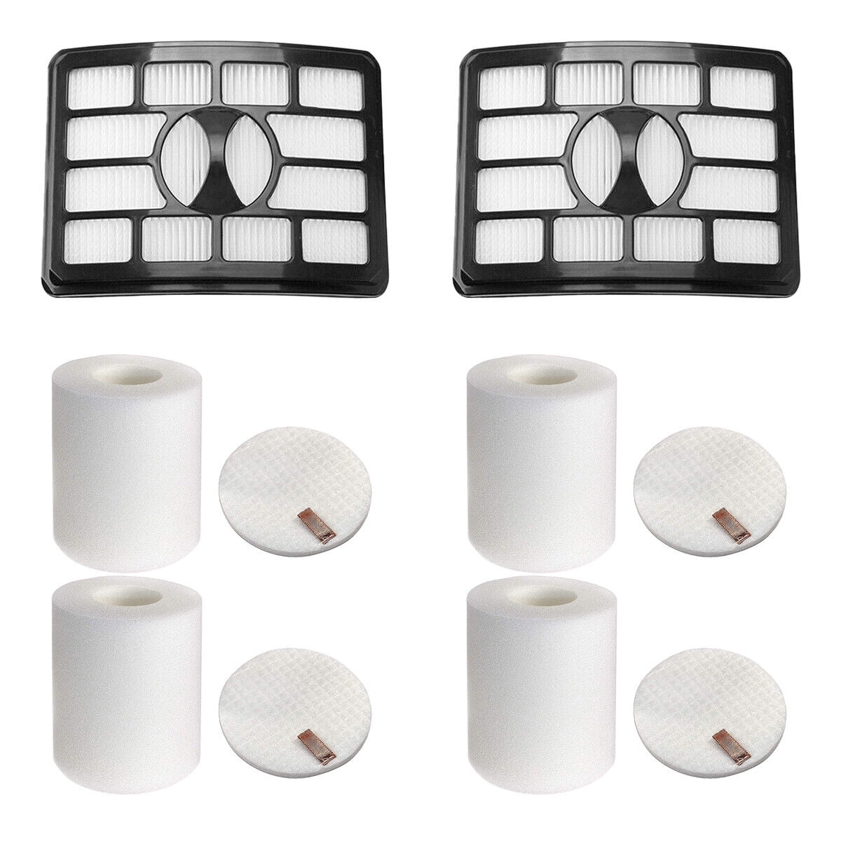 2 HEPA 2 Foam & Felt Filters for Shark Rotator Pro LiftAway NV500 HEPA