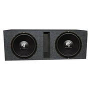 HIFONICS 12 1600W Car Audio Subwoofer Speaker 2 Pack, Ported Enclosure