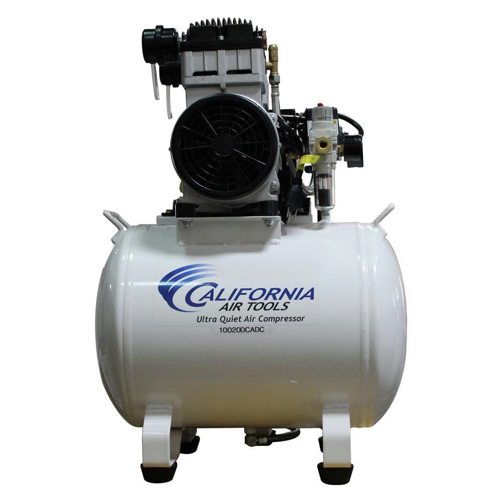 California Air Tools Portable Heavy Duty 2 HP 10 Gallon Ultra Quiet ...