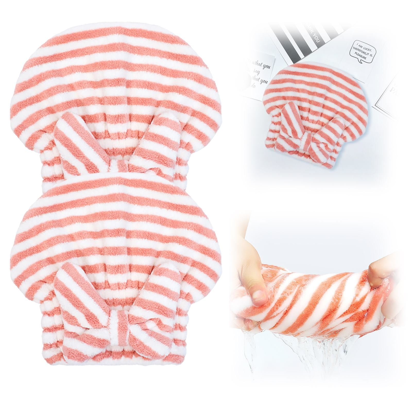 2*Hair Dryer Cap Vikudy Shower New Super Absorbent Hair Towel Wrap for