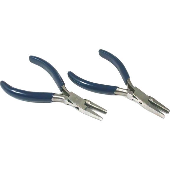 2 Half Round Flat Nose Pliers Jewelers Ring Jewelry Shaping Forming Looping Tool