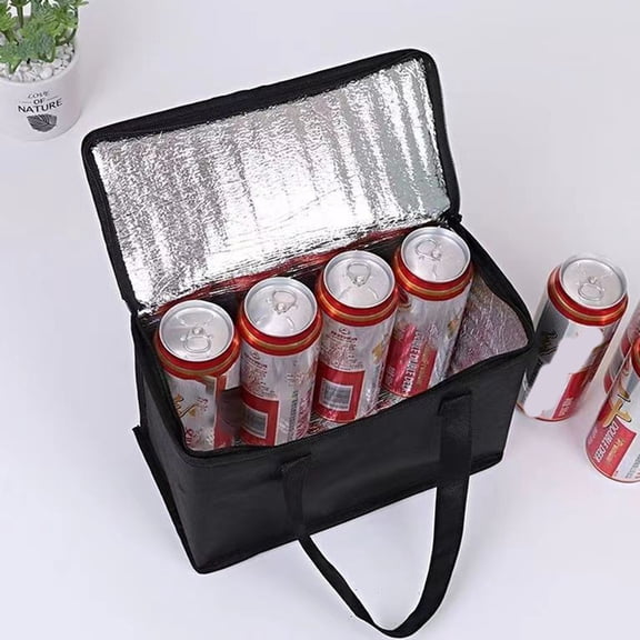 2 * Hand -lifted insulation bag-Black