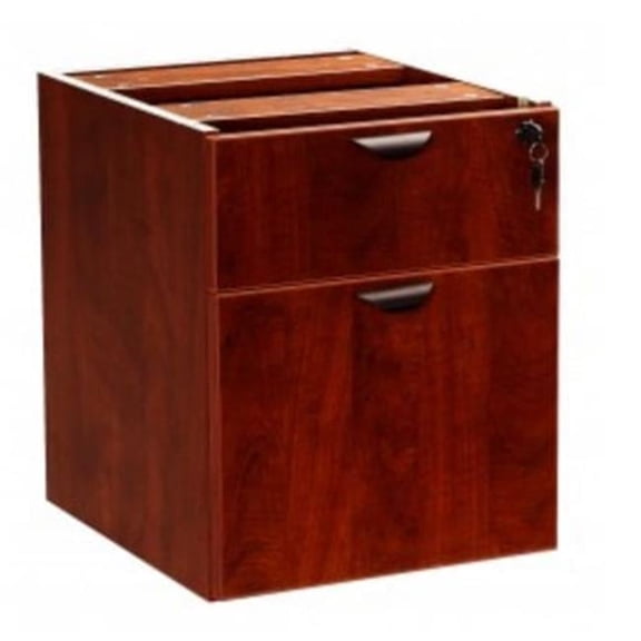 2 Hanging Pedstal - .75 Box-File , Mahogany