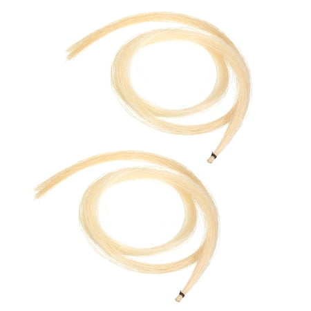 2 Hanks 30 Inch Violin Viola Mongolian Horsehair for Violin Bow Color