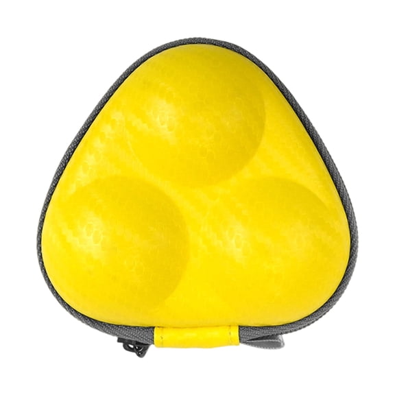 2. Hard Case Table Tennis Box 3 Pingpong PU Leather Portable Training Accessories