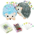 thumbnail image 1 of 2 Hedgehog Sewing Pincushion with 200 Pieces Sewing Pins Set for Sewing DIY Projects, 1 of 4