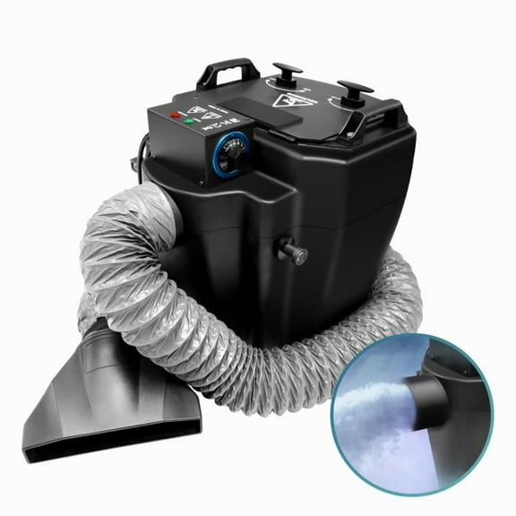 High Density Smoke Machine, Smoke Fog Machine, 6000W Jumbo Smoke Machine with Adjustable Flow Dial 18L Water Tank, 12kg Dry Ice Storage, for Concert, Birthday, Wedding, Stage, Party