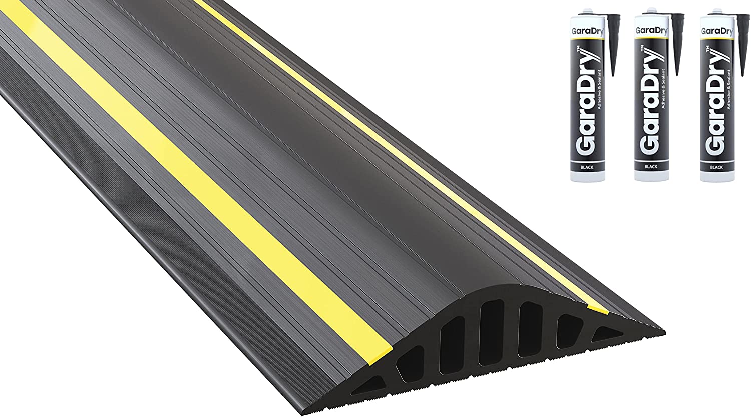 2" High Garage Door Flood Barrier Threshold Kit ‘GARADAM’ (10'3