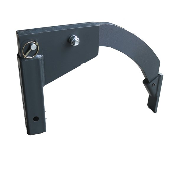 2" Hitch Receiver Mounted Steel Ripper for CAT 0/1 Tractors, Adjustable Depth Subsoil Tiller with Shear Bolt Protection