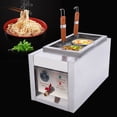 thumbnail image 1 of 2-Hole 110V Electric Noodle Cooking Machine Pasta Cooker+2 Basket 2000W Commercial 2KW, 1 of 10