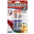 thumbnail image 1 of 2-Hole Compact Dual Size Pencil Sharpeners: 2CT, 1 of 3