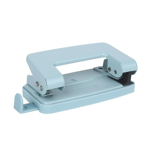 2 Hole Punch, Metal Two Hole Punch Adjustable Manual Paper Punch 10 ...