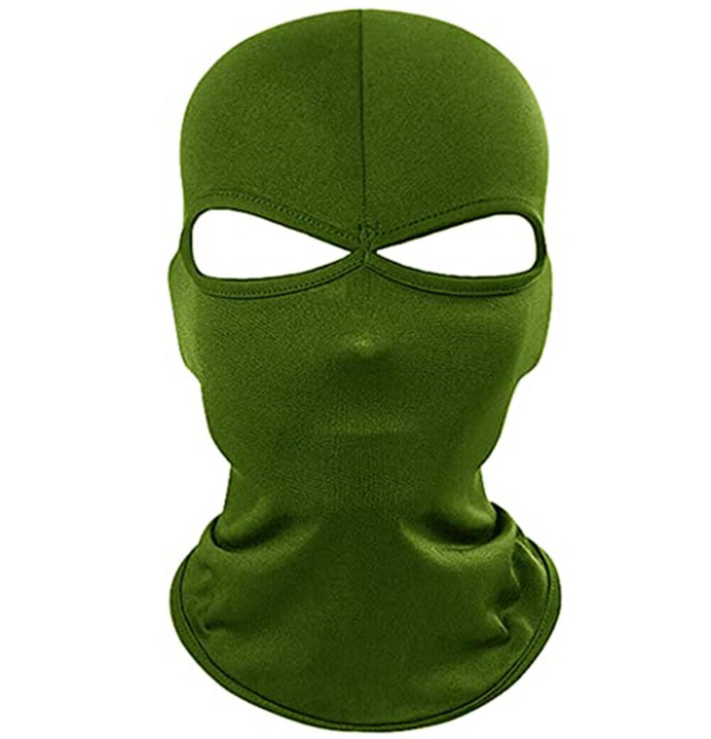 2 Hole Ski Masks Balaclava Wind Cap Full Face Mask UV Protection Motorcycle Hood
