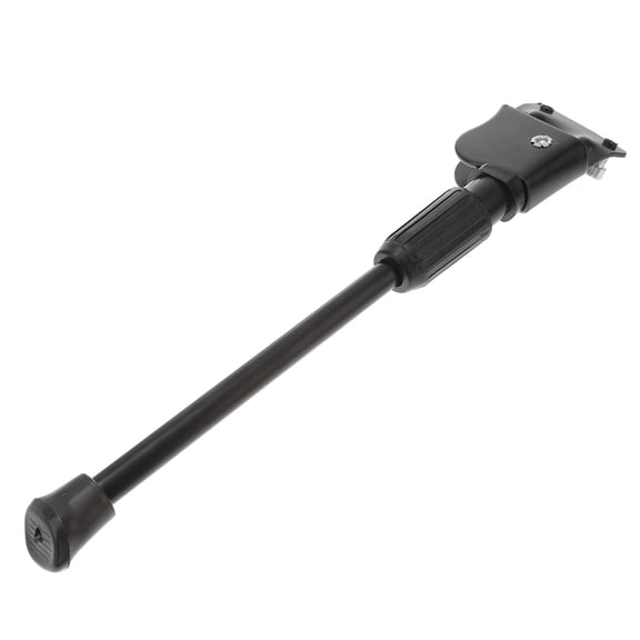 Black 2-Hole Rear Mount Bike Kickstand Single Side Folding Support Stand for Stability