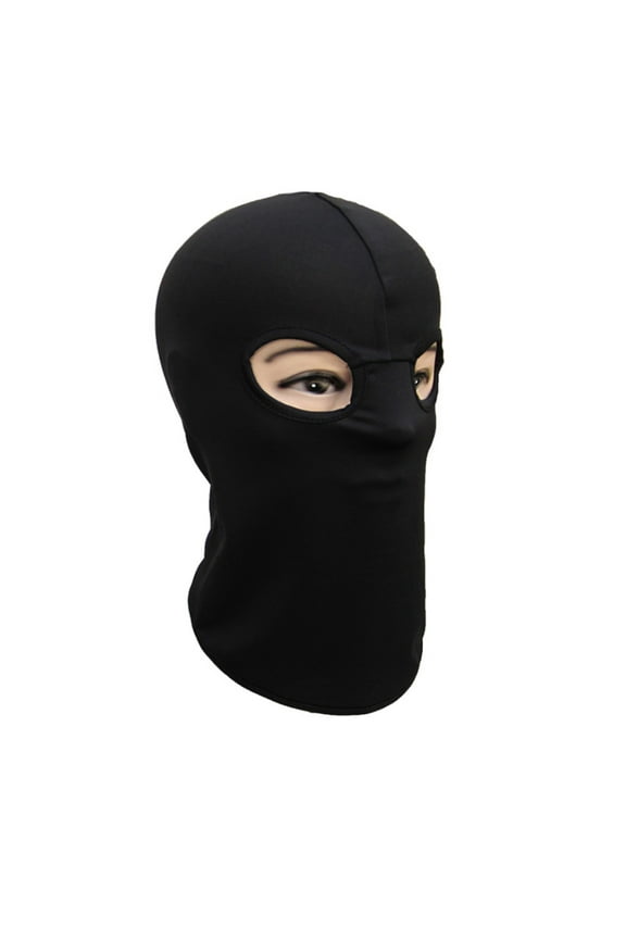 2 Holes Breathable Balaclava Ski Mask, Outdoor Sports Windproof Full Head Mask Sun UV Protection Face Cover for Cycling Hiking Motorcycle