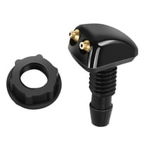 2 Holes Windshield Washer Nozzles Assembly Direct Replacement Front Wiper Fluid Nozzle
