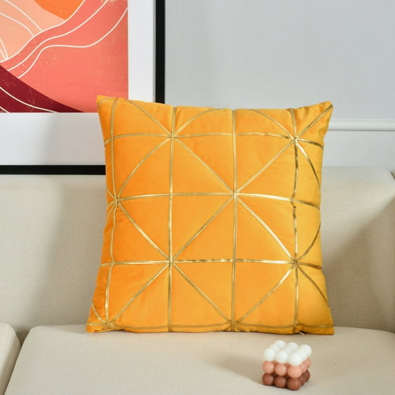 2 Home Square Fabric Decorative Pillow Covers,9 Kinds (With/Without Inserts) (Single Side)