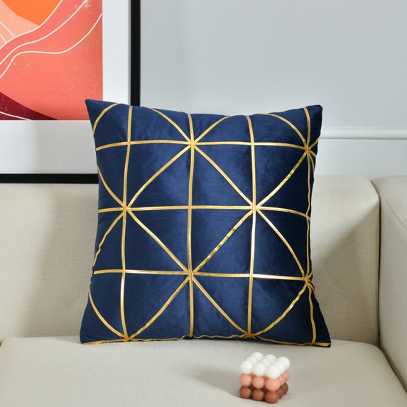 2 Home Square Fabric Decorative Pillow Covers,9 Kinds (With/Without Inserts) (Single Side)