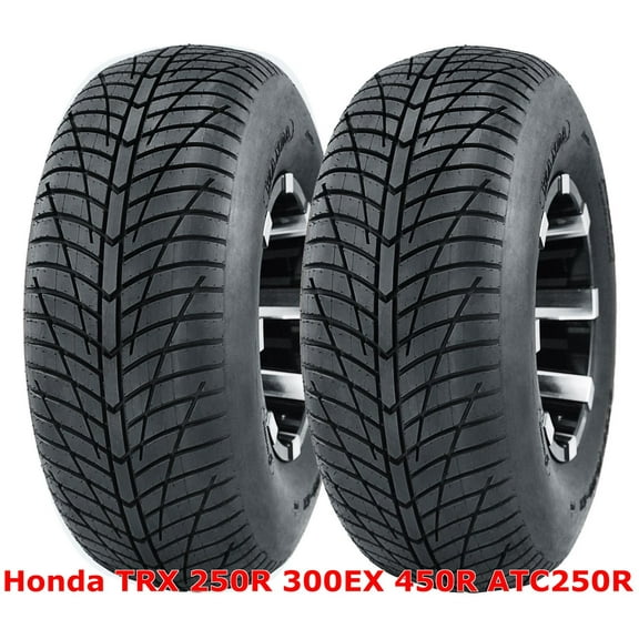 (2) Honda TRX 250R 300EX 450R ATC250R Rear 20x10-9 20x10x9 Hi-Speed ATV Tires