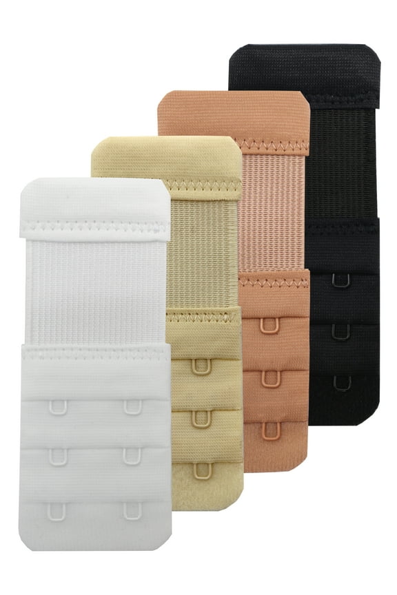 2 Hook Bra Extenders,Stretchy Soft and Comfortable Bra Strap Extender