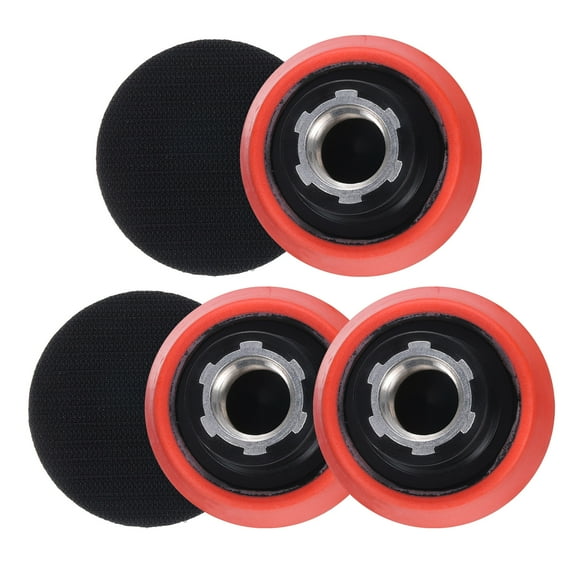 2" Hook and Loop Backing Sanding Pads with 5/8"-11 Thread, B + R 5Pcs