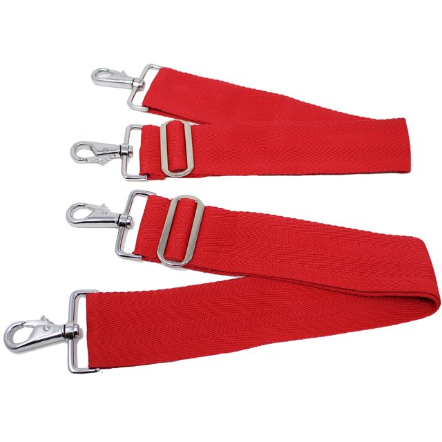 2" Horse Blanket Replacement Adjustable Surcingles Straps w/ Snaps Red