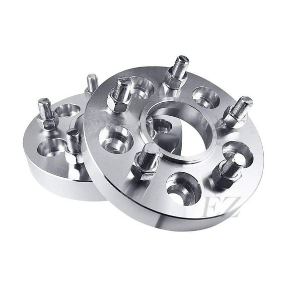 2 Hub Centric Wheel Adapters Spacers 5x4.5 to 5x4.5 | 5x114.3 to 5x114.3 For Ford Mustang 79-14 - 1" Thick 1/2" Studs