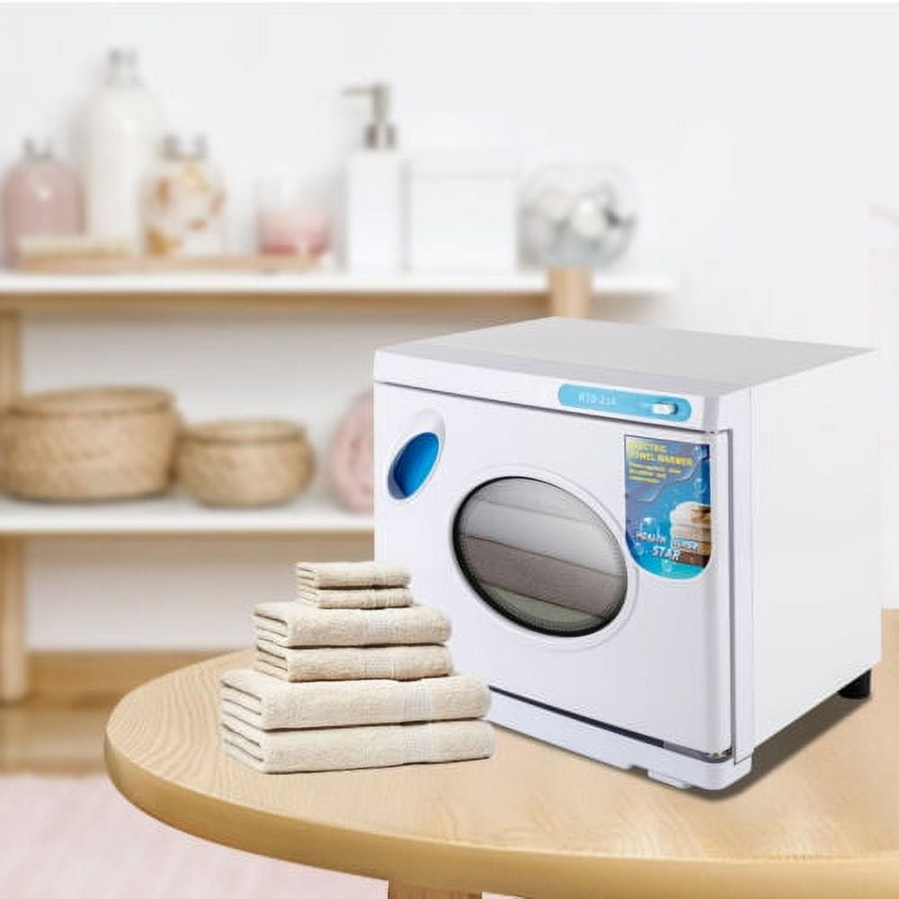 2-IN-1 23L Hot Heat Towel Warmer UV Sterilizer Cabinet for Spa Beauty ...
