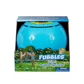 Little Kids Inc. Fubbles 2 in 1 Bubble Sprinkler with Premium Solution