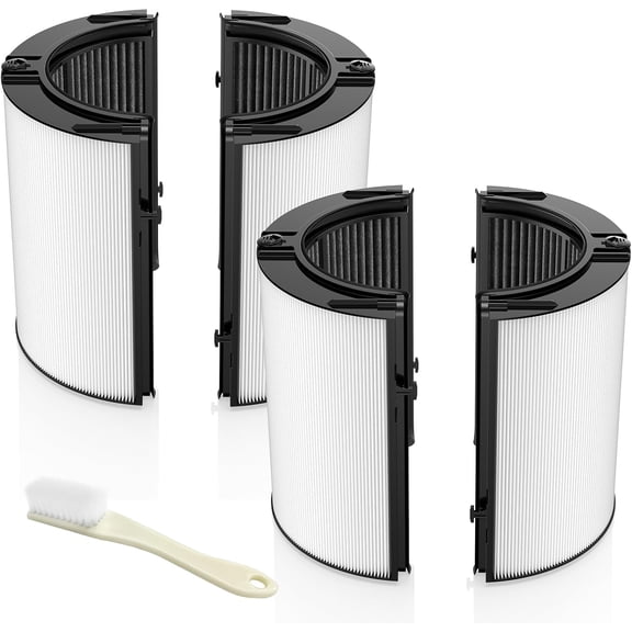 2-IN-1 Filter Replacement Filter for Dyson TP06 HP10 HP09 HP06 TP04 PH01 TP10 TP09 TP07 HP07 Air Purifier 360 Combi Glass Pure Cool Hot Humidify Fan, Upgrade 2-IN-1 HEPA + Carbon Filter, 2-Pack